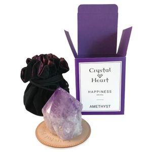 Amethyst happiness crystal